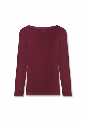 Intimissimi, BOAT NECK ULTRALIGHT - Langærmet T-shirt - burgundy