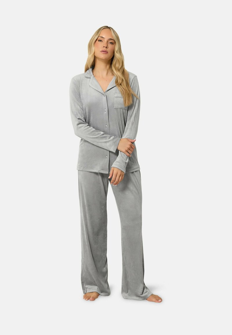 Long Tall Sally TALL PYJAMAS SET - Pyjamaset - light grey/lichtgrijs ...