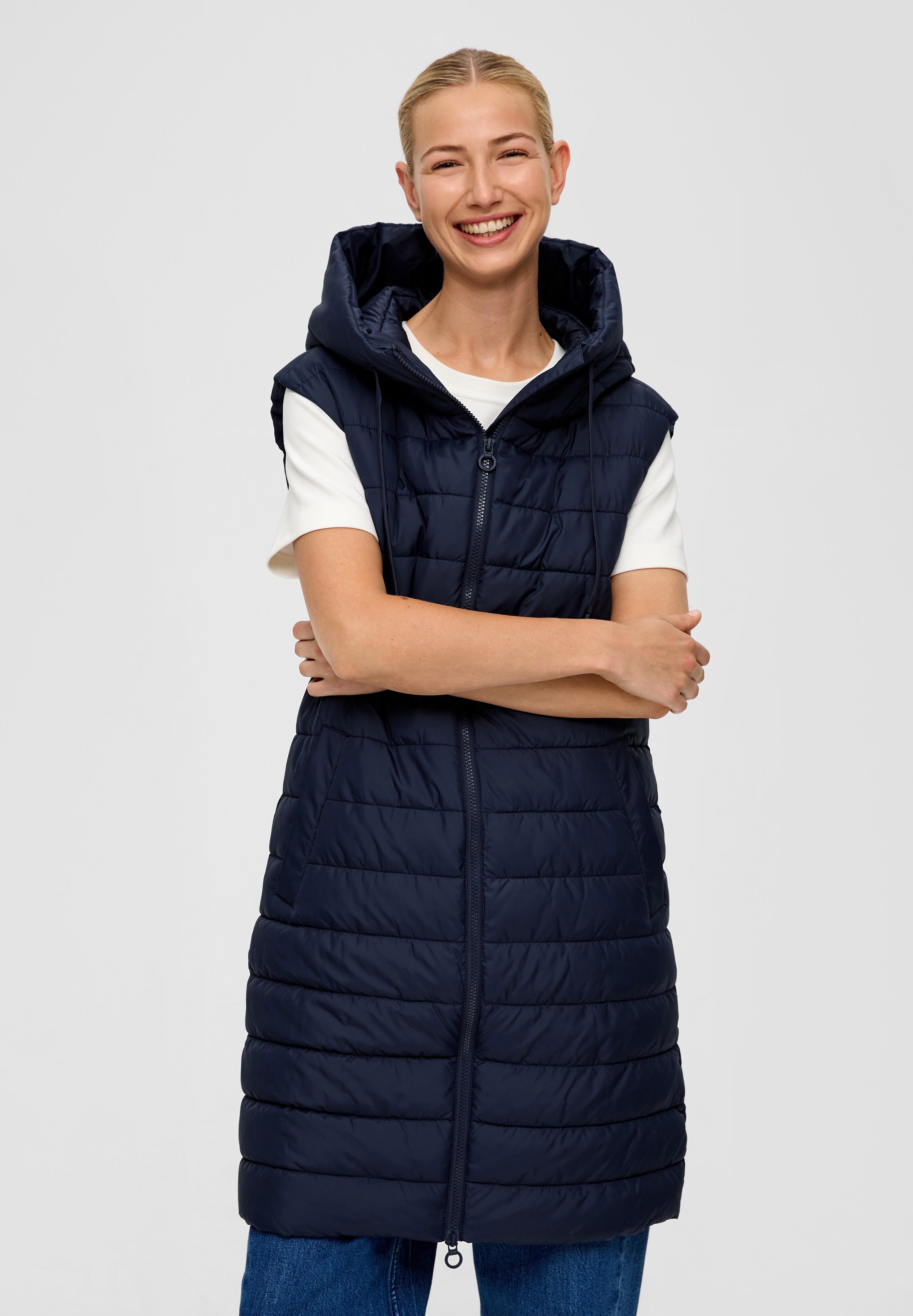 S.Oliver Jungen Steppmantel Mit Kapuze - Warme Winterjacke