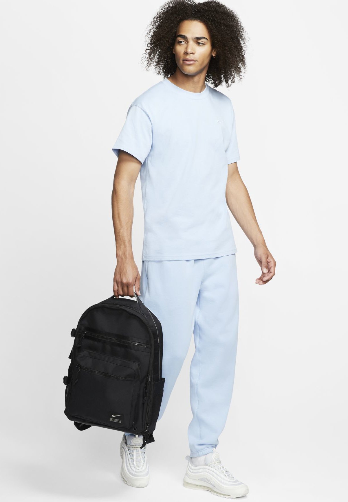 Nike Performance UTILITY POWER UNISEX - Zaino - black/black/enigma  stone/nero - Zalando.it