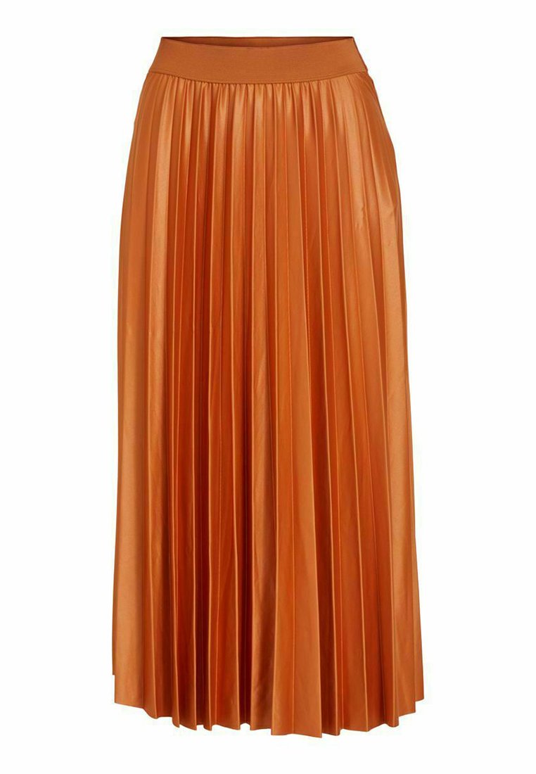VILA VINITBAN MIDI  - A-line skirt - adobe