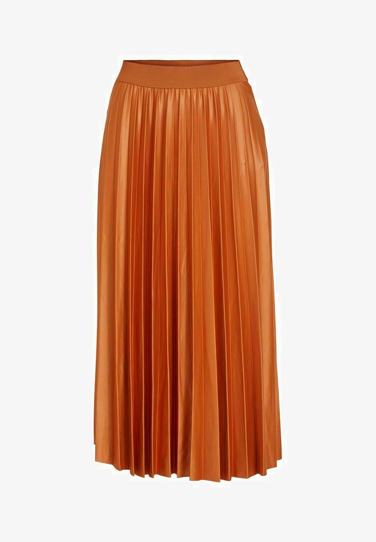 VILA VINITBAN MIDI - A-line skirt - adobe
