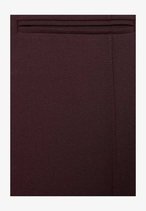 Reiss CLAUDE HIGH RISE FLARED  - Püksid - burgundy