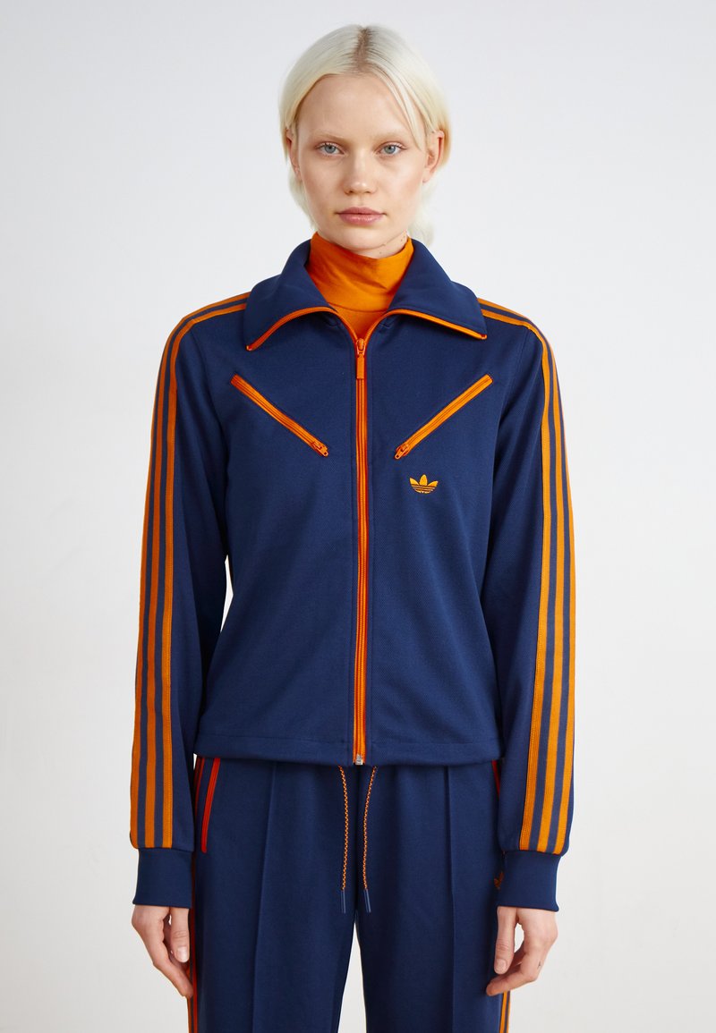 adidas Originals MONTREAL  - Camisola com fecho - night indigo