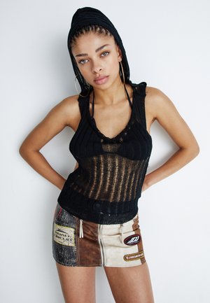 Jaded London BACKLESS SHEER - Top - black