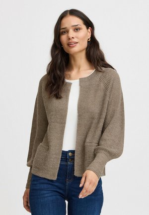 FRERETTA CAR 4 - Chaqueta de punto - walnut melange