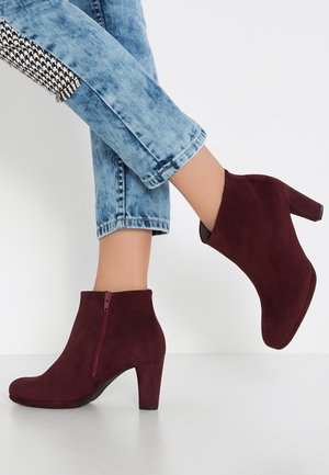Botines bajos - bordeaux