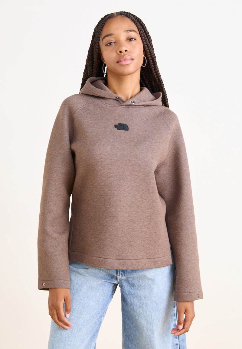 The North Face RELAXED HOODIE - Ikdienas džemperis - smokey brown heather