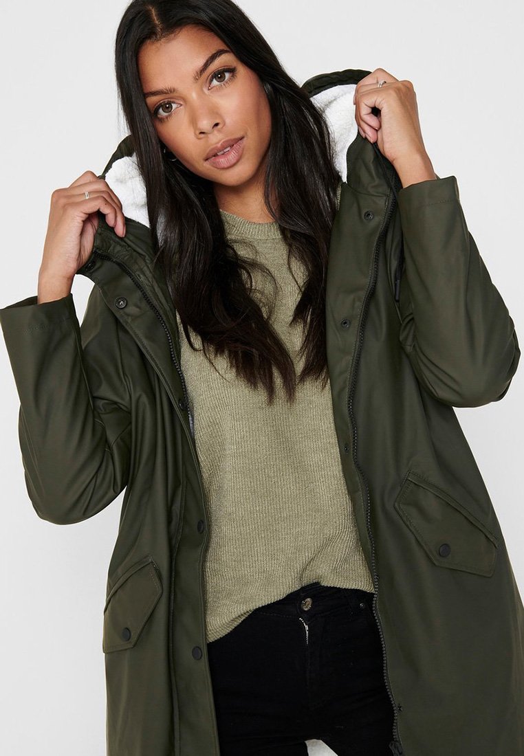ONLY ONLSALLY RAINCOAT - Parka - olive 