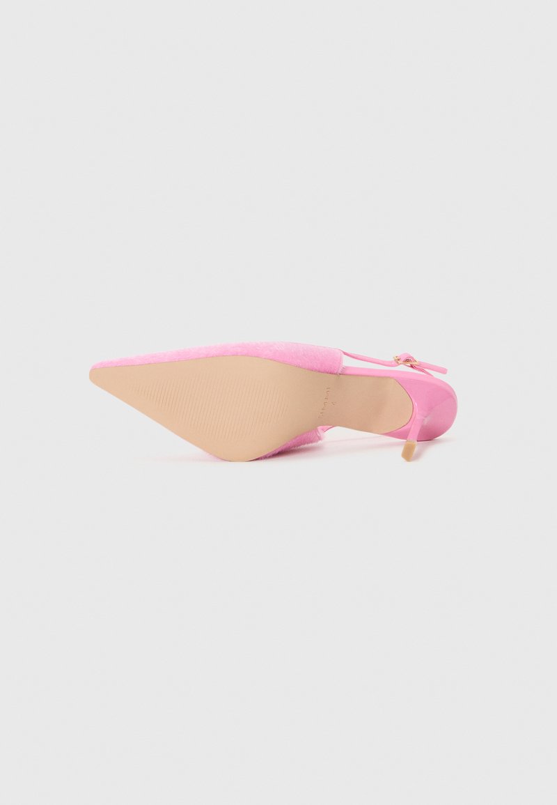Escarpins San Marina Rose Fuchsia Daim - Taille 38 - Talon Aiguille 10 Cm - Occasion Très Bon état