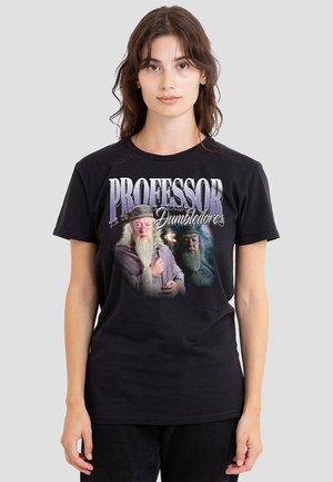 Cotton Soul, HARRY POTTER PROFESSOR DUMBLEDORE HOMAGE - Print T-shirt - black