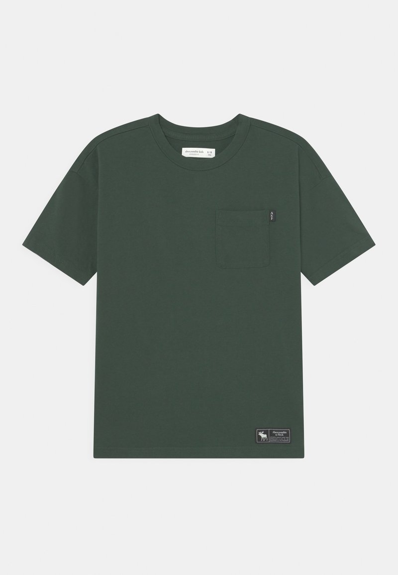 Abercrombie & Fitch OVERSIZED BASIC TEE TShirt basic dark green