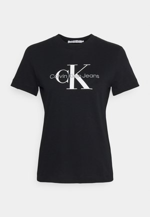 Calvin Klein Jeans CORE MONOGRAM REGULAR - T-shirts print - black