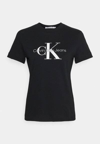 CORE MONOGRAM REGULAR - T-shirt imprimé - black