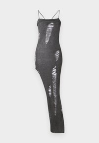 LADDERED BANDEAU DRESS - Vestito elegante - black