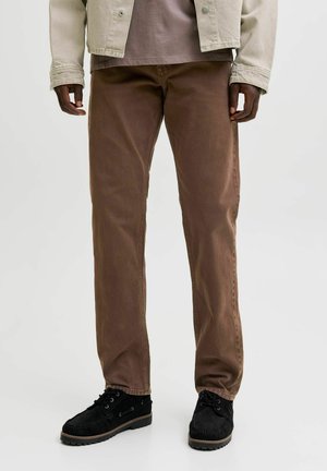 JJICHRIS JJORIGINAL - Džínsy s rovným strihom - chocolate brown