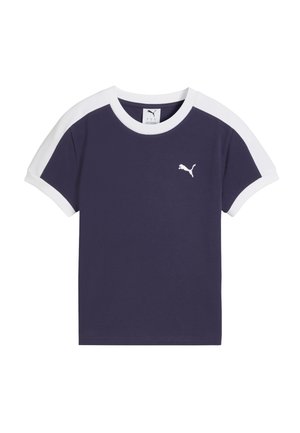 T7  - T-shirt basic - deep plum