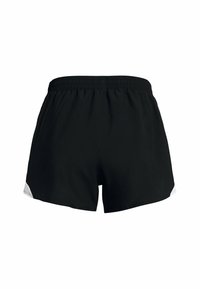 Mustad must sportlikud lühikesed püksid, millel on elastne vöökoht, külgedel on tekstuuriga valged aktsendid. Kerge ja hingav materjal.