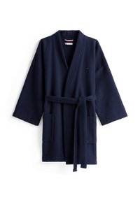 ESSENTIAL LOUNGE WAFFLE BATHROBE - Morgonrock - dark night navy