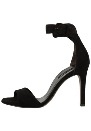 Højhælede sandaletter / Højhælede sandaler - black