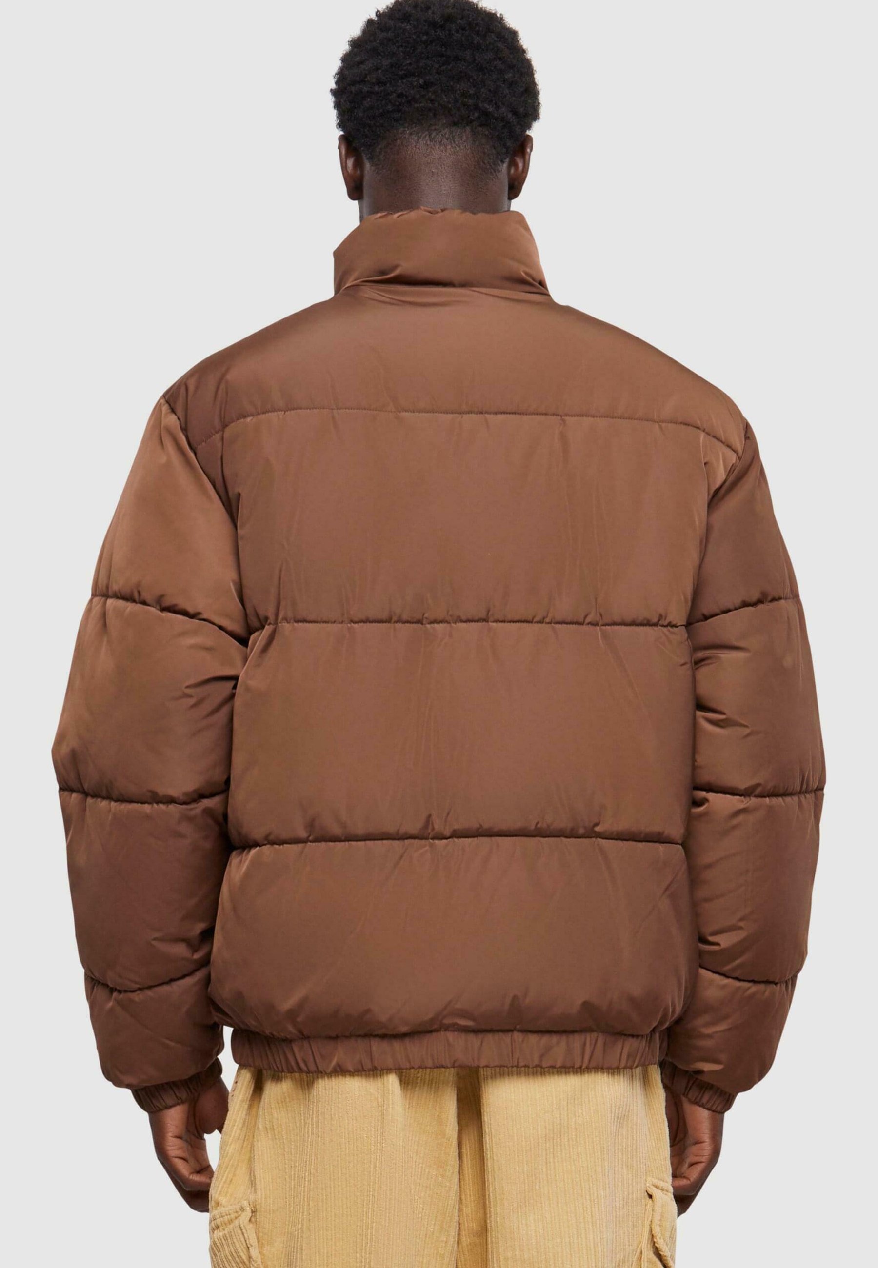 Karl Kani CHEST SIGNATURE PUFFER - Winter jacket - brown - Zalando.ie