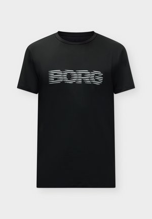 Björn Borg, BORG GRAPHIC T-SHIRT - Спортна тениска - black beauty