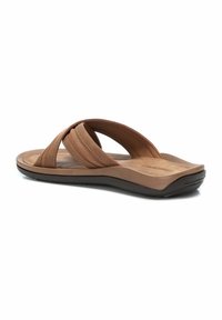 Refresh Sandalias planas - camel