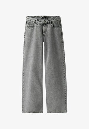 LMTD, JEANS WIDE LEG - Zvonové džínsy - light grey denim