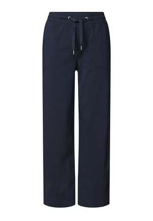 Street One, STRAIGHT LEG HOSE MIT TURN-UP-DETAIL - Pantalon classique - deep blue