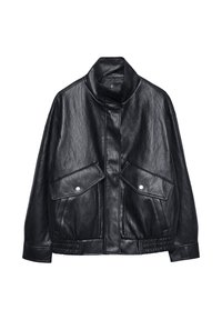 Giacca in similpelle - black