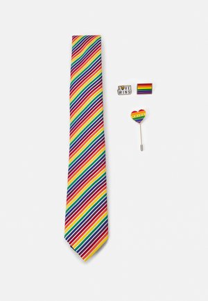 PRIDE RAINBOW PINS SET - Gravata - multi-coloured