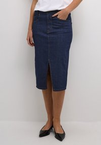 My Essential Wardrobe - DEKOTAMW  - Pencil skirt - dark blue unwash Thumbnail Image 1