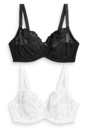 2 PACK DD - Reggiseno con ferretto - black