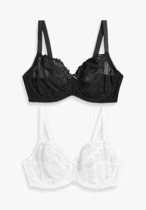 2 PACK DD - Reggiseno con ferretto - black