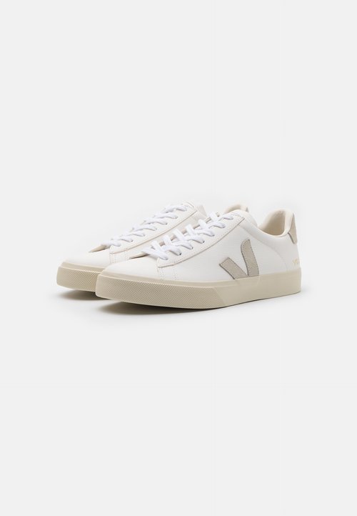 Veja Zapatilla de hombre, modelo campo, de cuero, con cordones Beige — photo 2