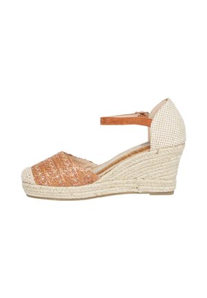 Scarpe con plateau - cammello