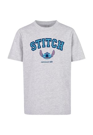 LILO AND STITCH - COLLEGIAL - Print T-shirt - heather grey