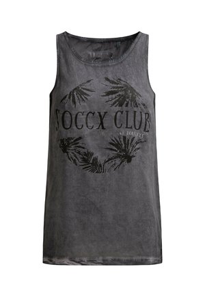 Soccx, SOCCX BLUSEN-TOP OIL DYED IM MATERIALMIX - Top - grey bay