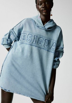 SHORT - Denimové šaty - blue