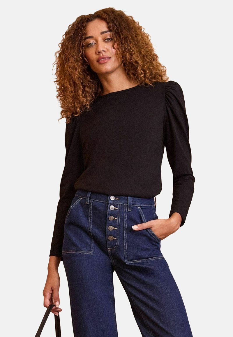Love & Roses REGULAR FIT-PUFF LONG SLEEVE - Hosszú ujjú felső - black