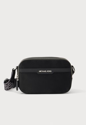 Michael Kors, DBL ZIP CAMERA BAG - Чанта за носене през рамо - black