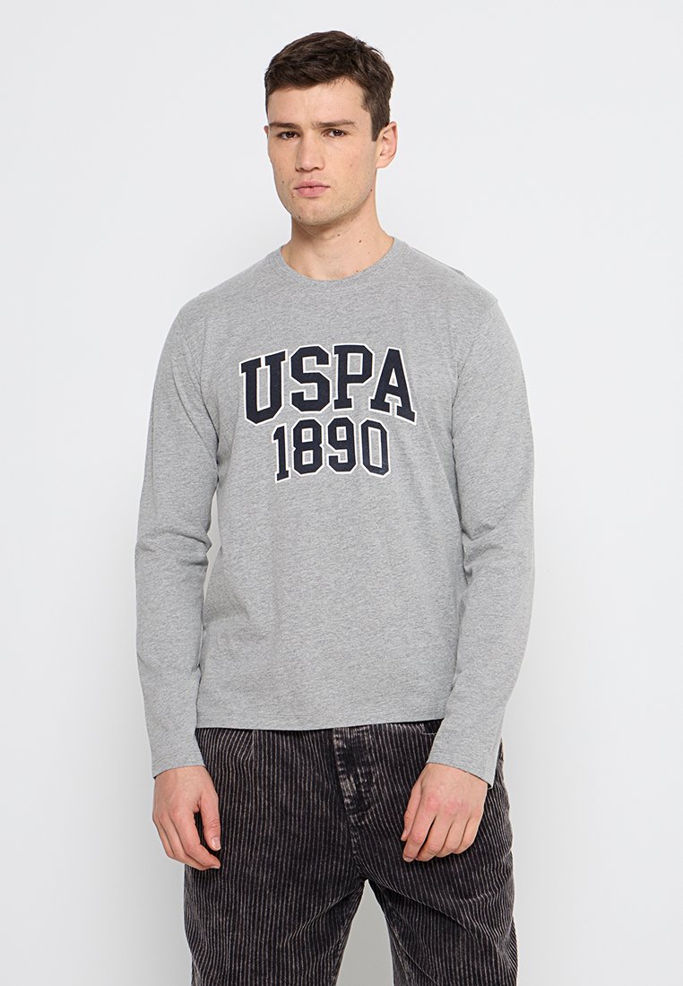 U.S. Polo Assn. Longsleeve lichtgrijs