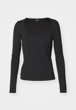 BOSS ECETA - Majica z dolgimi rokavi - black
