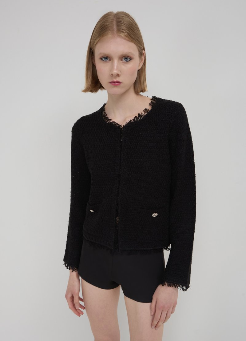 Calliope BOUCLE - Cardigan - noir