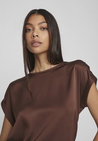 VILA VIELLETTE - Bluse - shaved chocolate