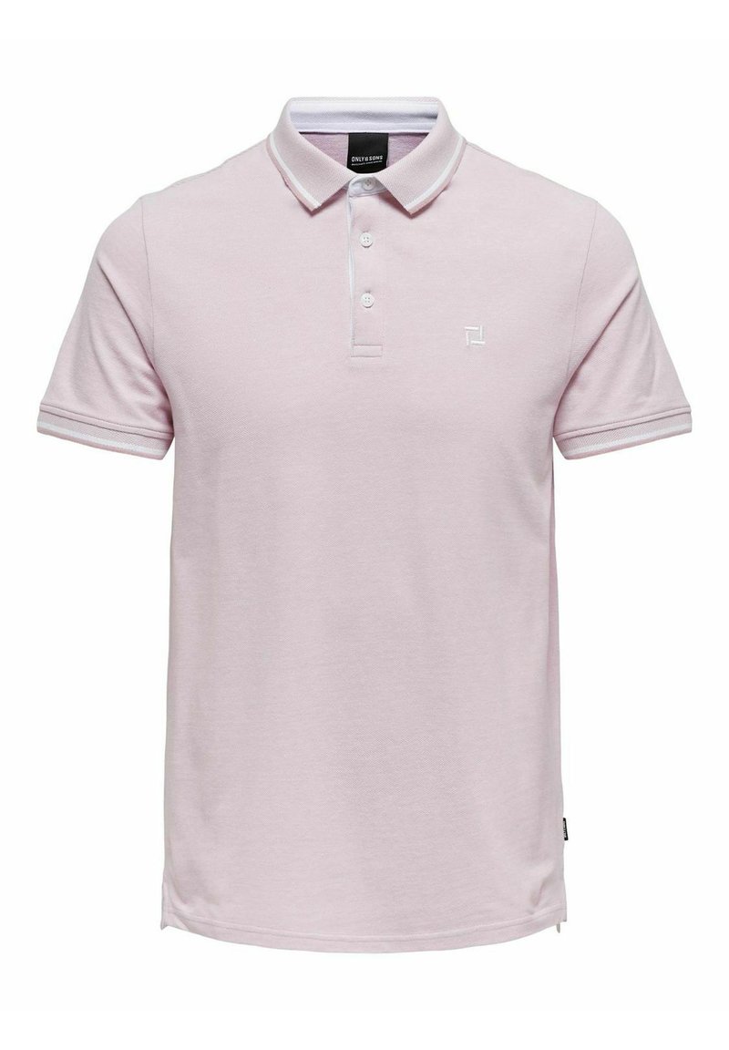 Only & Sons Poloshirt donkerroze