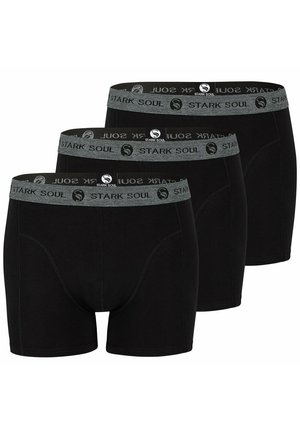 Stark Soul RETRO 3'ER PACK - Boxer aderenti - schwarz