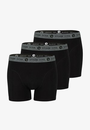 Stark Soul RETRO 3'ER PACK - Boxer aderenti - schwarz