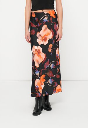 YASPELLA SKIRT - Maxinederdele - black
