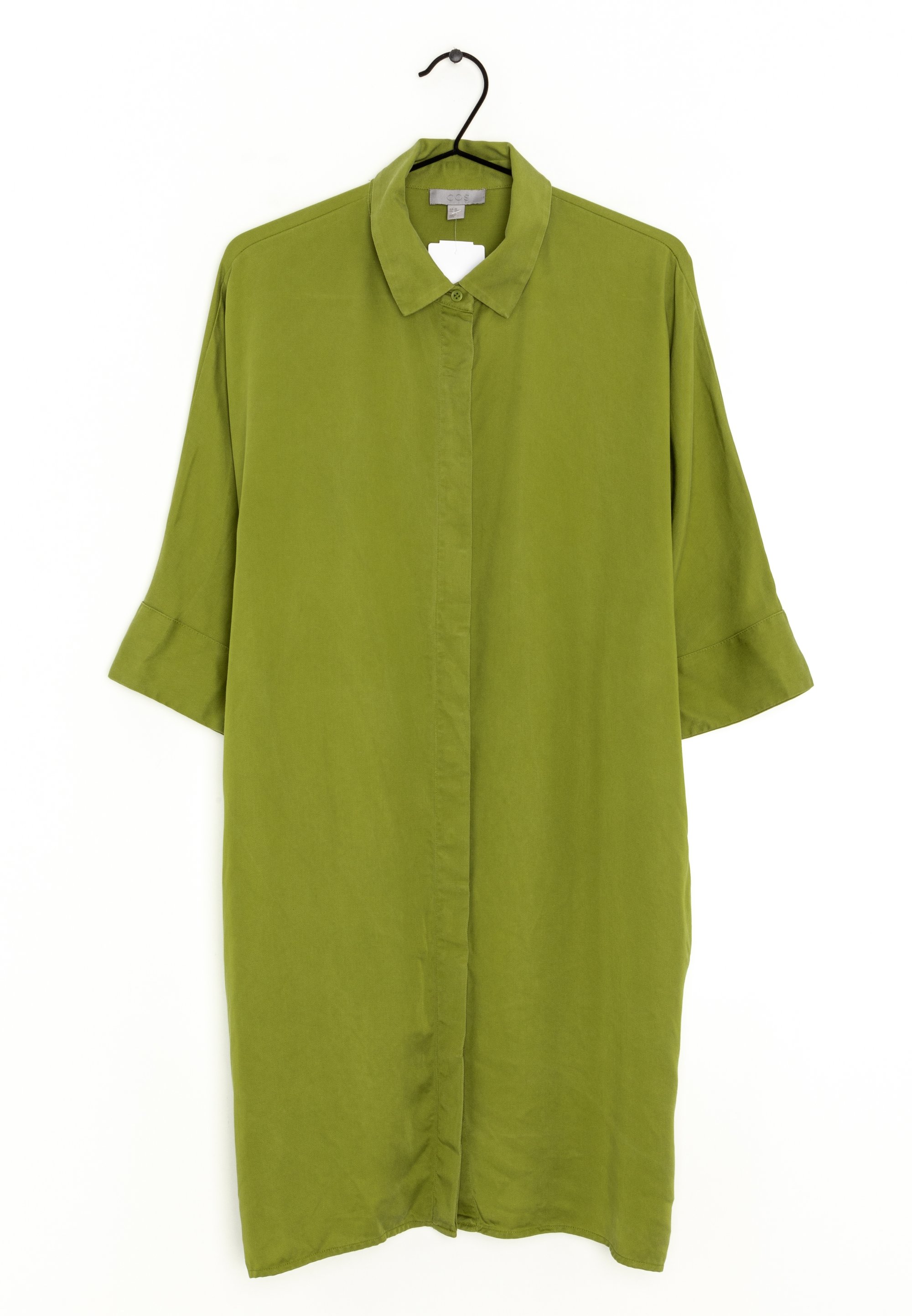 cos green shirt dress Amari Dress - Emerald
